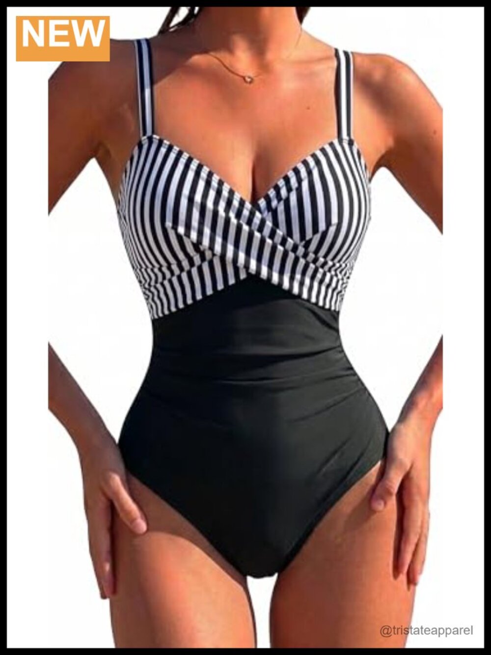 Underwire One Piece Swimsuit Twist Tummy Control Ruched Slimming Bathing Suit